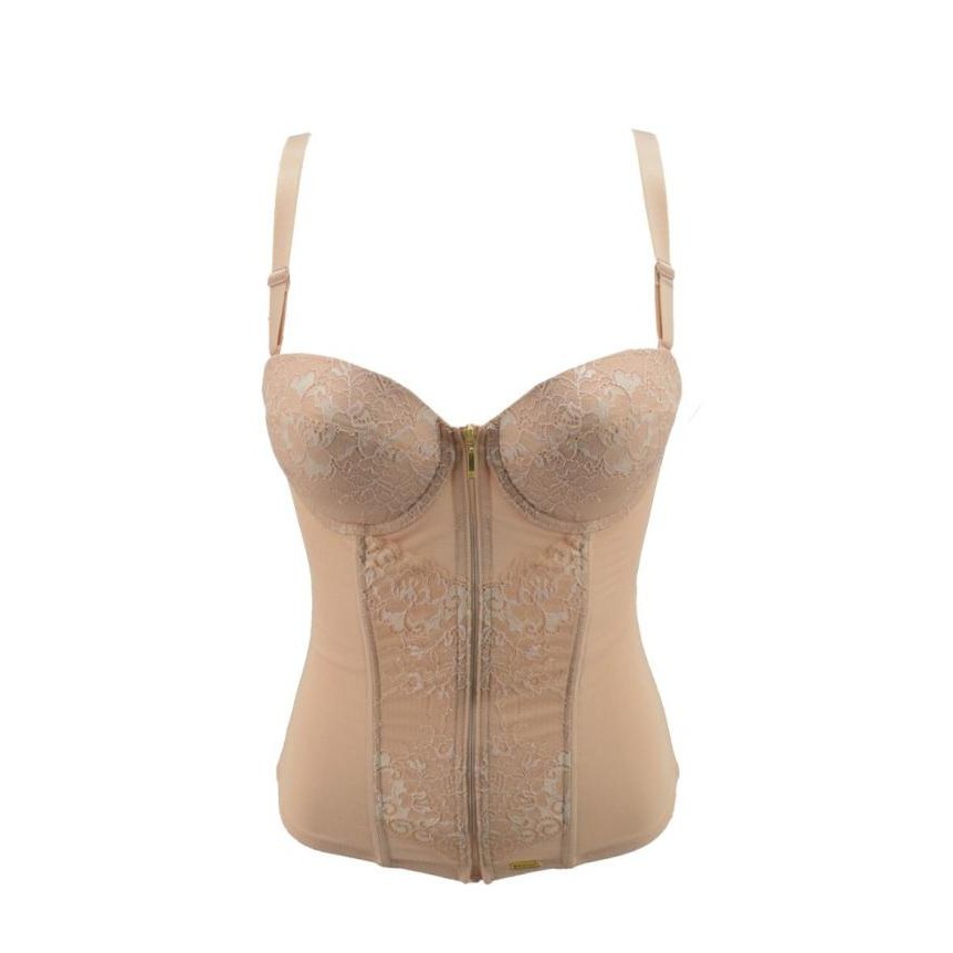 TURUN HARGA Korset Wacoal Perfect Shape Long Torso IB 7031 Original - CREAM BRP, 75B AP172