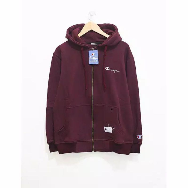 HOODIE ZIPPER CHAMPION HIGH QUALITY CASUAL HYPE FASHION PRIA