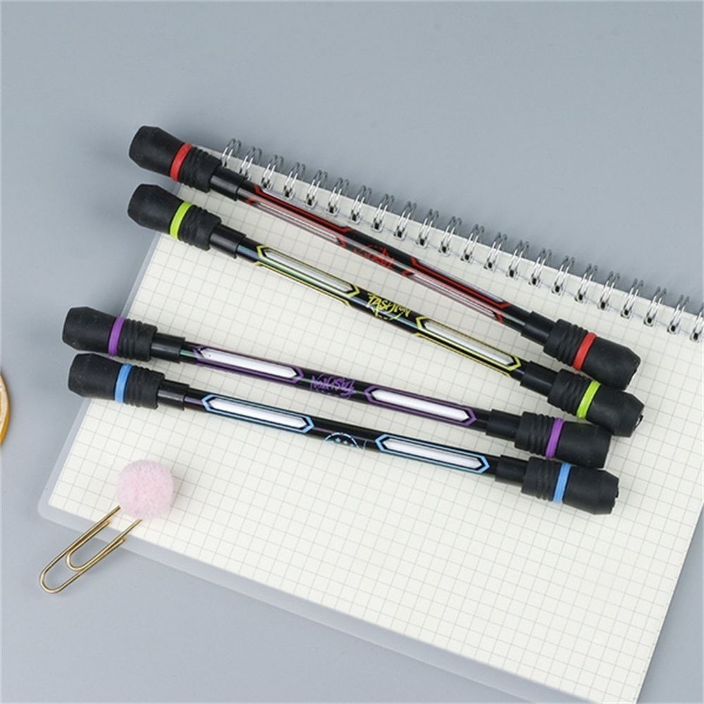 LANFY Stationery Spinning Pen Student Gift Spiner Pen Twirling Pen Writing Supplies School Office Supply Release Pressure Hand Spinner Toy Finger Playing Anti-Stress Gel Pens