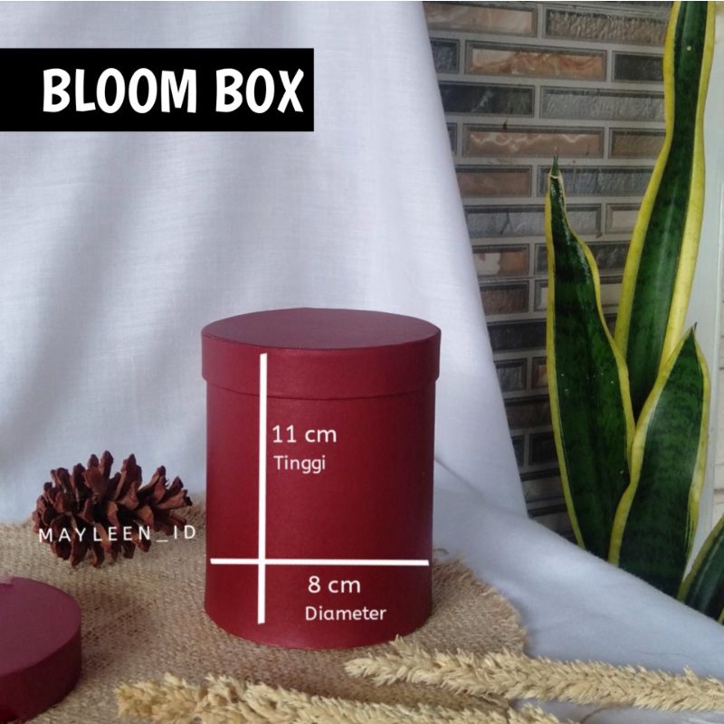 

Bloom Box Flower/Box Bulat/Round D8xT11