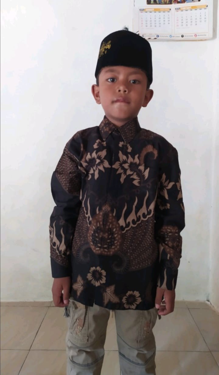 Baju Batik Anak Umur 2-12 Tahun | Kemeja Batik Anak Lengan Pendek | Batik Anak Laki-laki