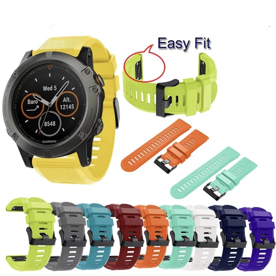 STRAP WATCH TALI JAM EASY QUICK FIT GARMIN FENIX 3 5X 6X PRO 26MM