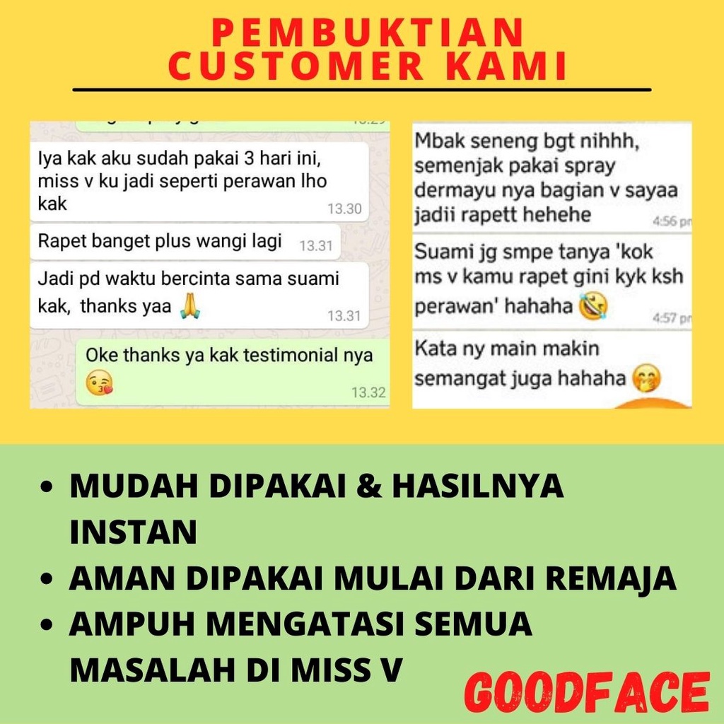 PERAPAT MISS V PERMANEN SERUM DERMAYU INTIMATE SPRAY 20ML PERAPAT VAGINA PARFUM MISS V RAPET VAGINA