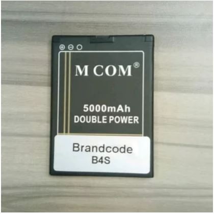 Battery Batre Baterai Double Power Mcom Brand Code Brancode BrandCode B4S