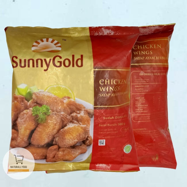 Sunny Gold Chicken Spicy Wing 500gr