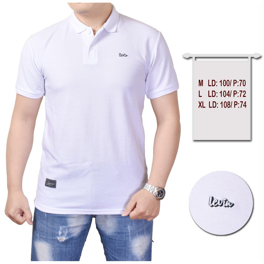 kaos polo kaos kerah premium unisex