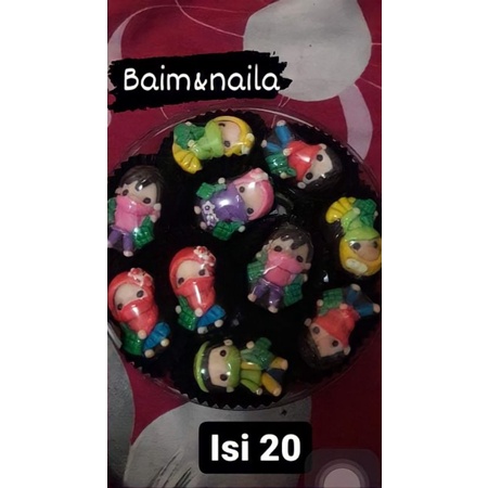 

Coklat Karakter Muslim Baim Lucu/250 gram