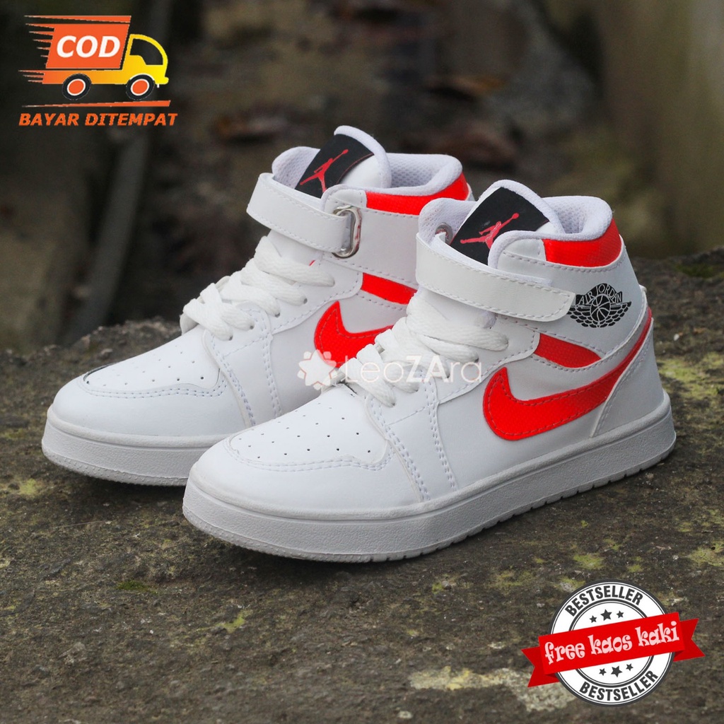 Sepatu Anak Nike Jordan Retro High New Size Unisex 30 31 32 33 34 35