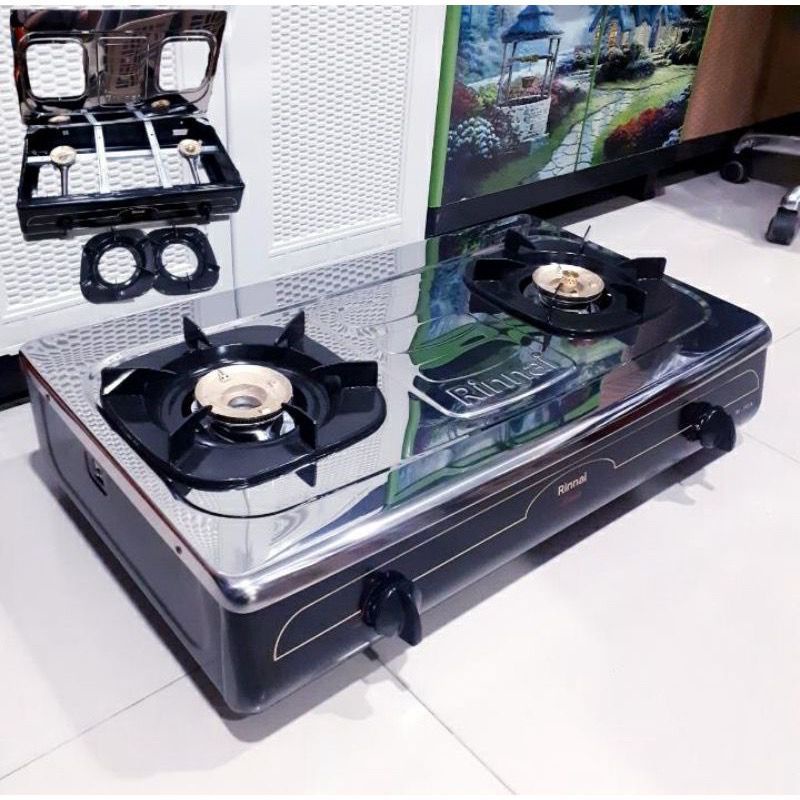 kompor gas rinnai 712 A 2 tungku jumbo/ rinnai RI-712 A