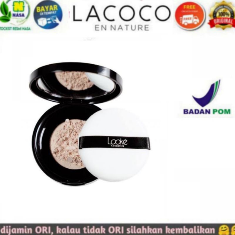 ( bayar di tempat ) Bedak tabur Looke NASA ori/ grossir looke ORI / grosir lacoco ORI / grosir nasa 