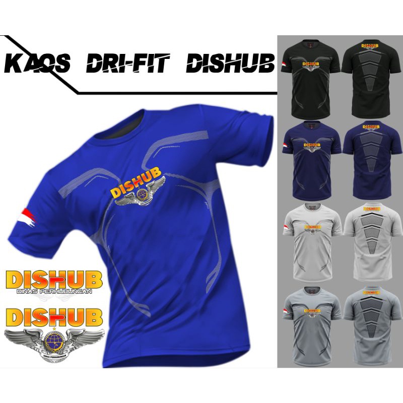 kaos dri-fit dishub/dinas perhubungan