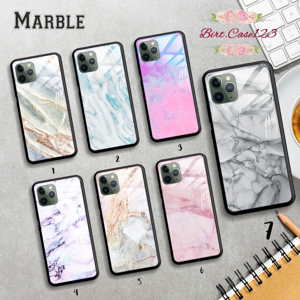 Back case glass MARBLE Oppo A3s A1k A5 A9 2020 A7 F9 A5s A31 A52 a53 A92 A37 A57 A59 A71 A83 BC1515