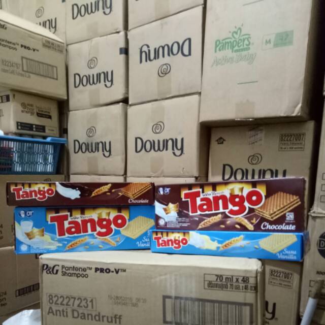 Tango wafer coklat/vanila 176gr