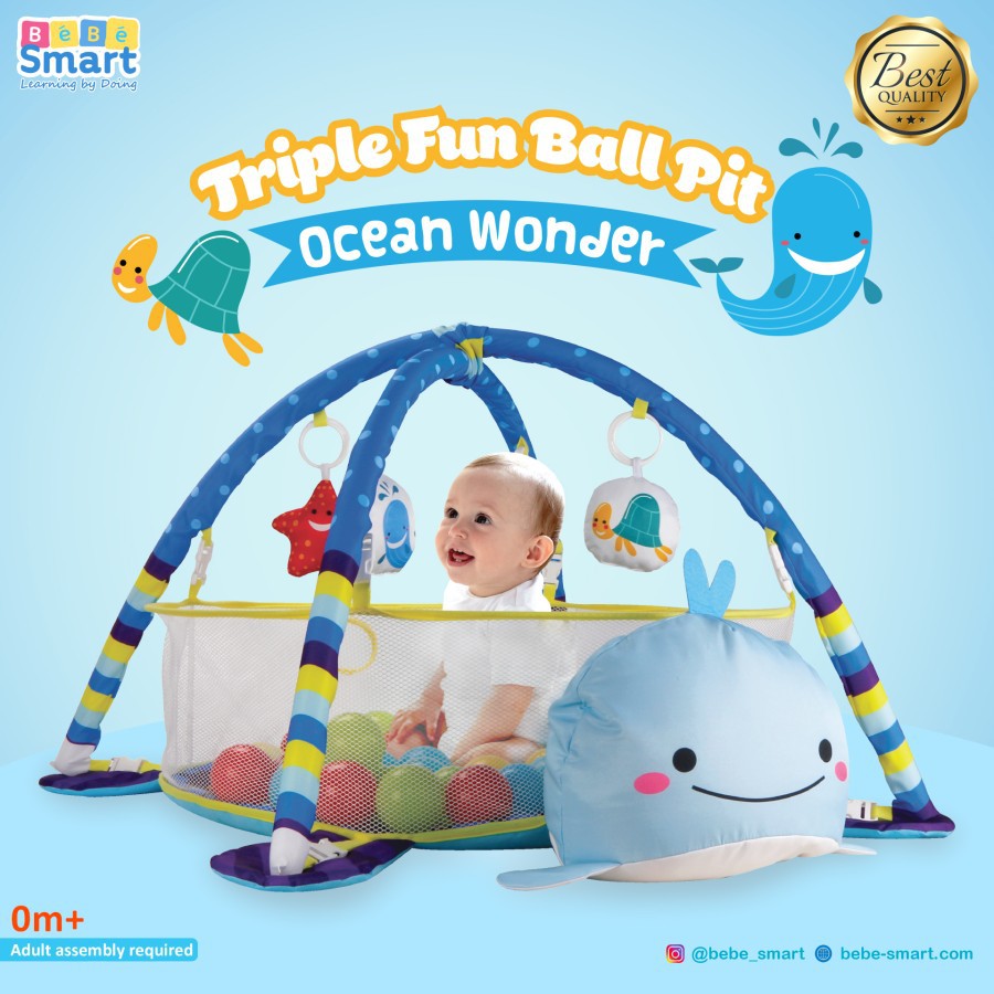 Jual Bebe Smart Triple Fun Ball Pit Indonesia Shopee Indonesia