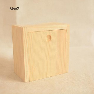 Lb7 Kotak Kayu Simple Vintage Ukuran Kecil untuk Gadget Lb7 Kotak Kayu Simple Vintage Ukuran Kecil untuk Gadget