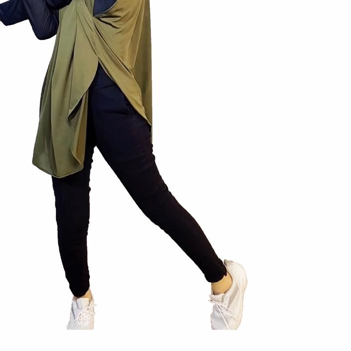 Jilbab Sporty Hijab Olahraga Syar'i Jumbo untuk Senam Bersepeda Berenang Jogging Yoga Hiking JS1