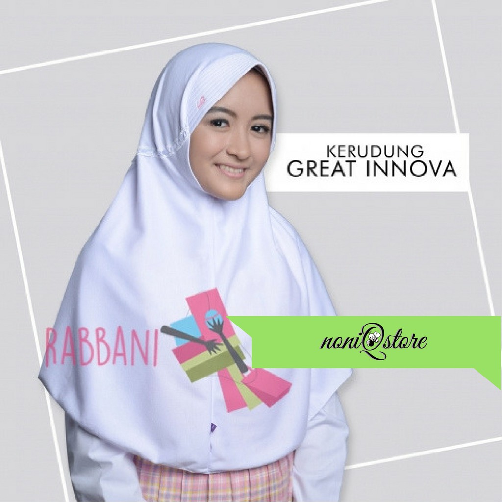 GREAT INNOVA Kerudung Sekolah Rabbani Shopee Indonesia