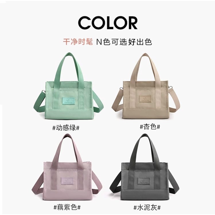 COLORFUL FOX 104 tas selempang wanita import sling bag wanita handbag wanita bahan nilon parasut