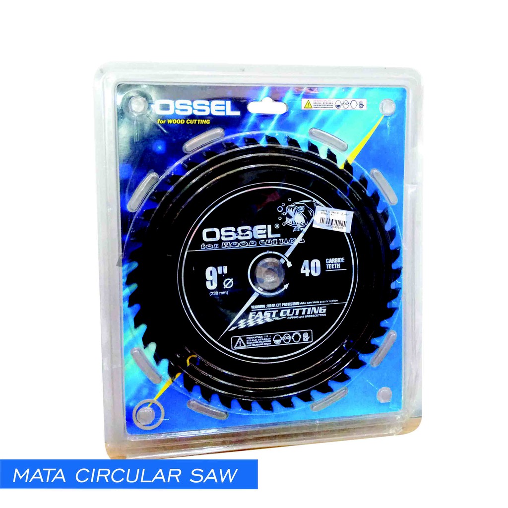 MATA CIRCULAR SAW 9''X40T OSSEL