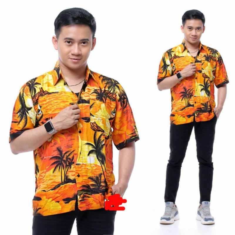 Kemeja Pantai / Kemeja Bali / Kemeja Santai Batik Varo