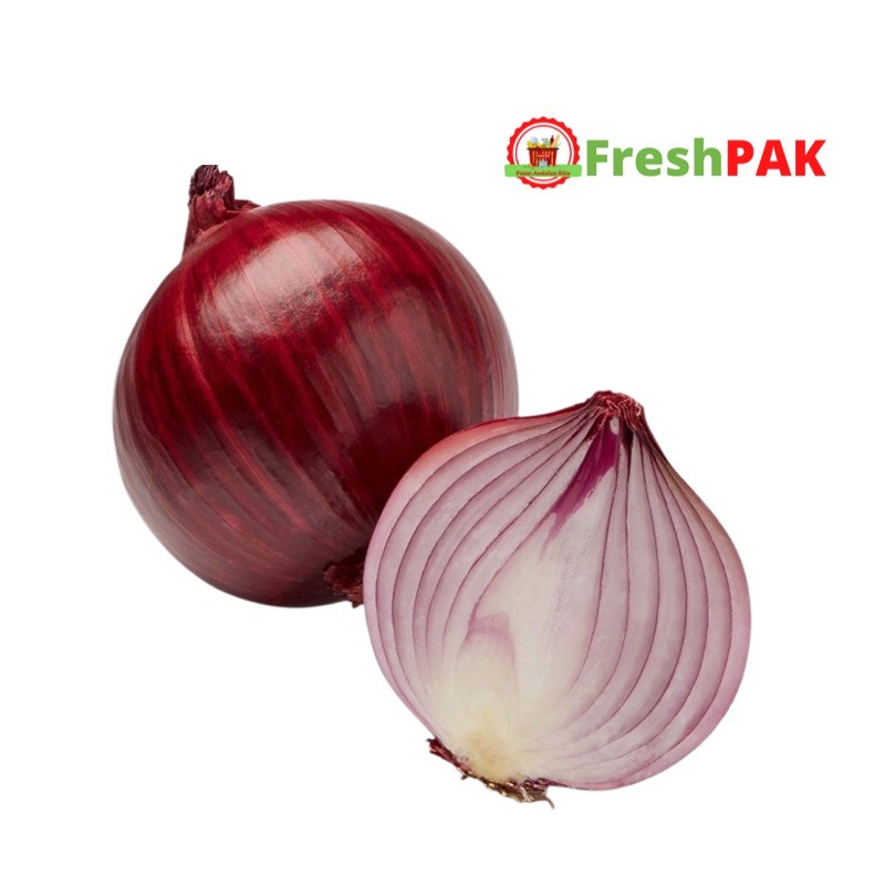 FreshPAK - Bawang Bombay Merah / Ungu Segae 1/2 kg / Red onion