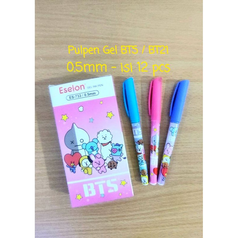 

Pulpen Gel MURAH TEBAL 0.5mm isi 12 Pcs
