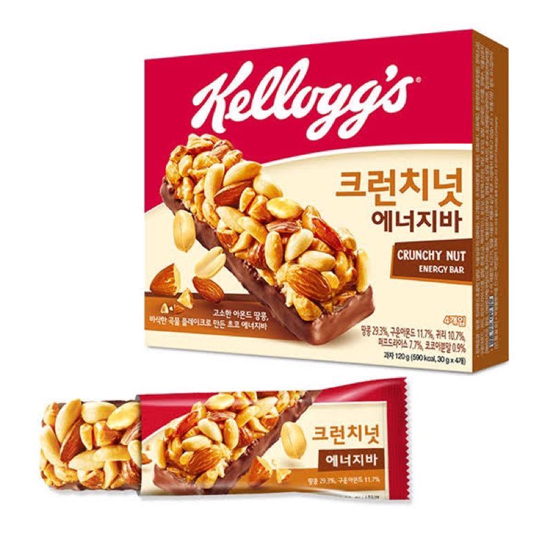 

Kellogg’s Energy Bar Crunchy Nut 120gr