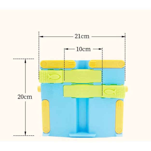 Portable Bookstand (Alat sandaran buku, tab, iPad)