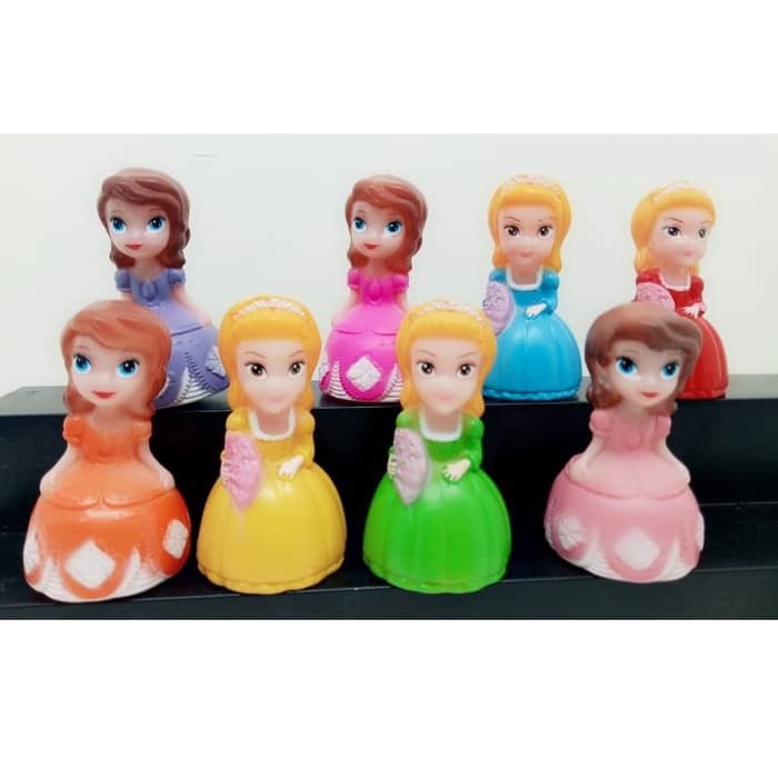 Mainan Anak Pajangan Mini Action Figure Figur Topper Kue Tart Ultah Princess Sofia The First Disney