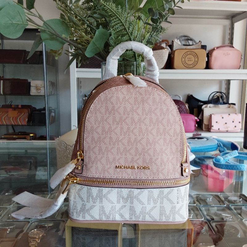 Tas MK Rhea Xs Backpack Siganture Ballet Original