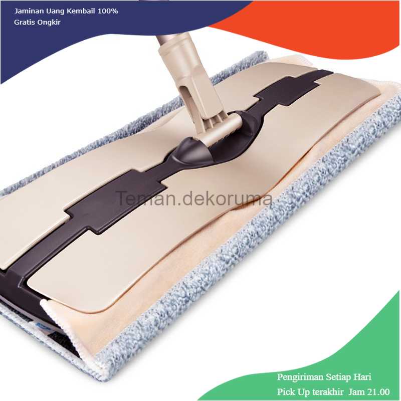 TD-DDG JESUN Alat Pel Datar Floor Flat Mop Stainless Steel - FC-57