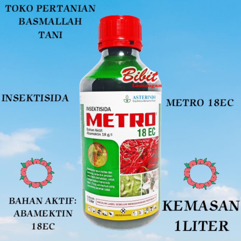 INSEKTISIDA METRO 18EC KEMASAN 1LITER BISA BAYAR COD