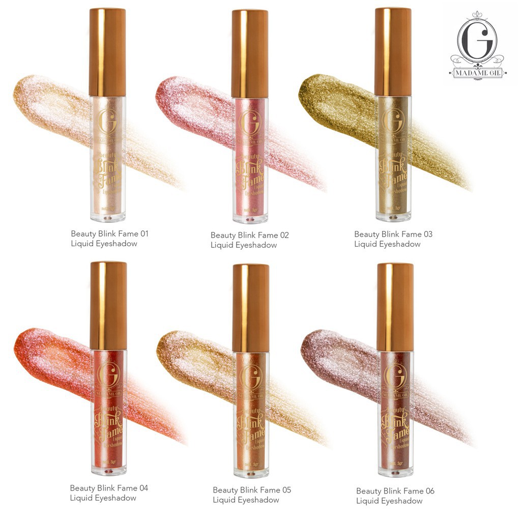 MADAME GIE Beauty Blink Fame Liquid Eyeshadow | madam gie eye shadow glitter cair