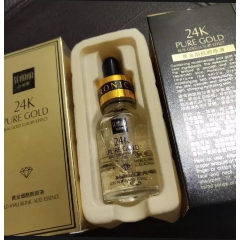SERUM SENANA 24 K PURE GOLD 15 ML OIL-SERUM KIMBERLY