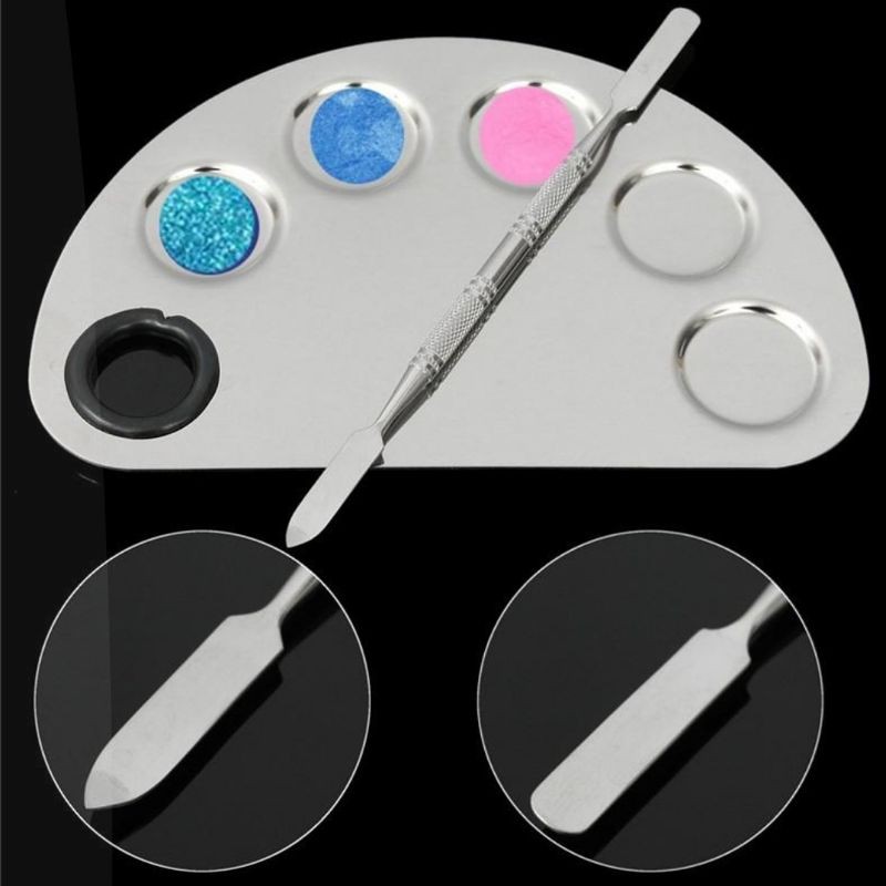 

piring palet lukis nailart / palette stainless steel nailart