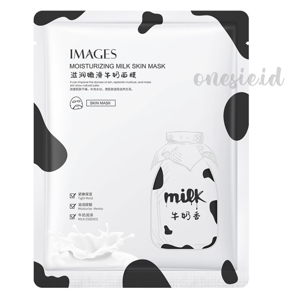 IMAGES Masker Susu Cows Milk Facial Sheet Mask Masker Wajah EM008