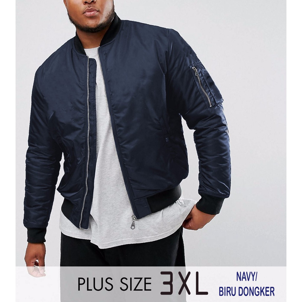 Bomber Jaket BIG SIZE JUMBO Jacket Pria | OKC