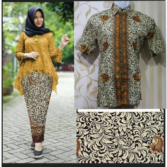 COUPLE KEBAYA BIANCA SET/BAJU PESTA /BAJU SERAGAM