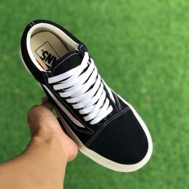 [BISA COD] SEPATU VANS OLDSKOOL OG BLACKWHITE