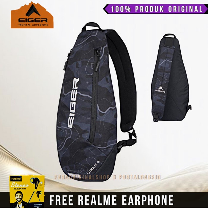 [Tas] Eiger Aldous 2 Sling Bag - Tas Selempang Pria - Original [Selempang]