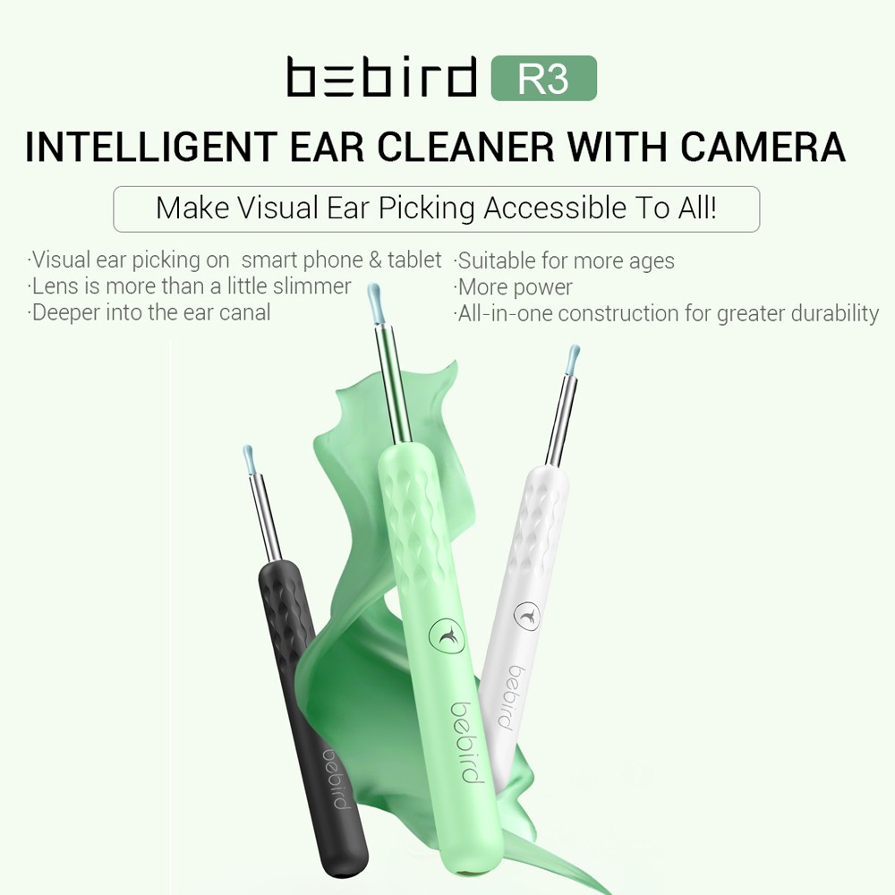 BEBIRD R3 Ear Cleaning WIFI Visual Earpick Korek Kuping Garansi