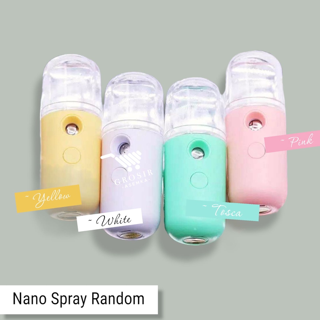 Nano Spray Karakter Portable / Mist Sprayer Perawatan Wajah Pelembab Wajah Mini USB