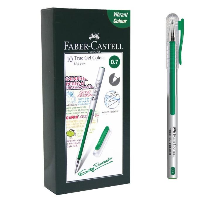

[COD] Faber-Castell True Gel Pen -- Green 0.7 mm PROMO SPECIAL Kode 592