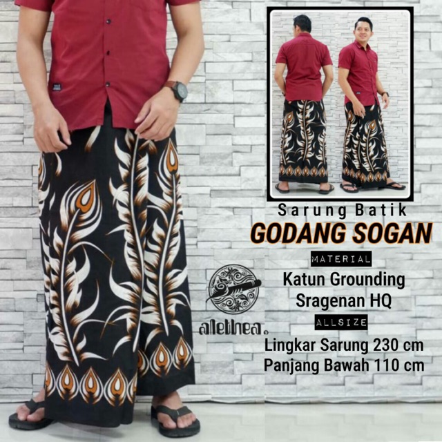 Sarung Batik GODANG SOGAN Katun Grounding Termurah