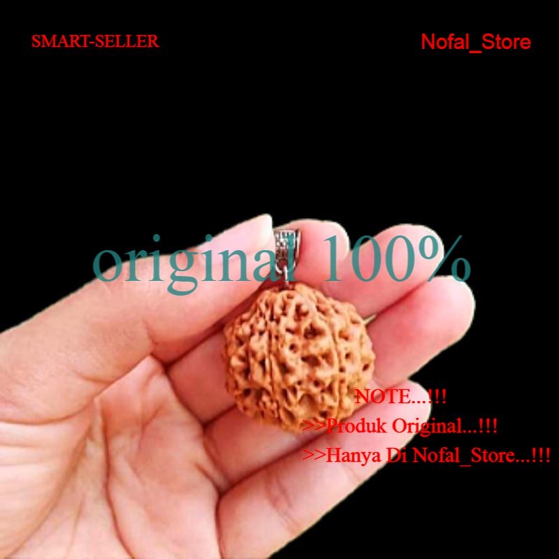 Liontin Jenitri Rudraksha Besar