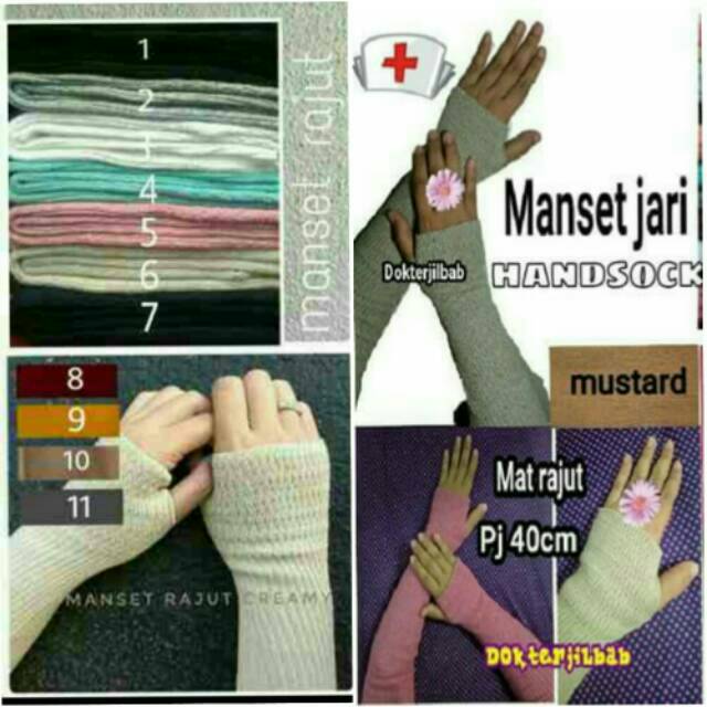 REAL&quot;HANDSOCK MANSET JARI&quot;