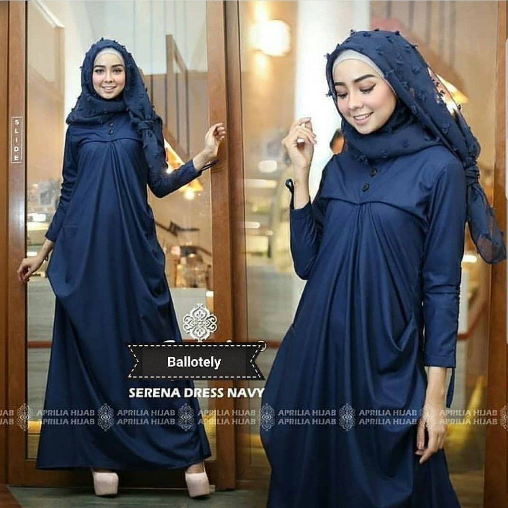 gamis | serena maxi | Balotelli | gamis maxi | baju muslim | maxi dress | long dress | dress | maxi