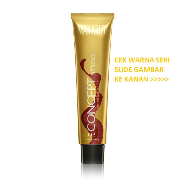  makarizo  Concept Ultimax series 60ml cat  rambut  hair 