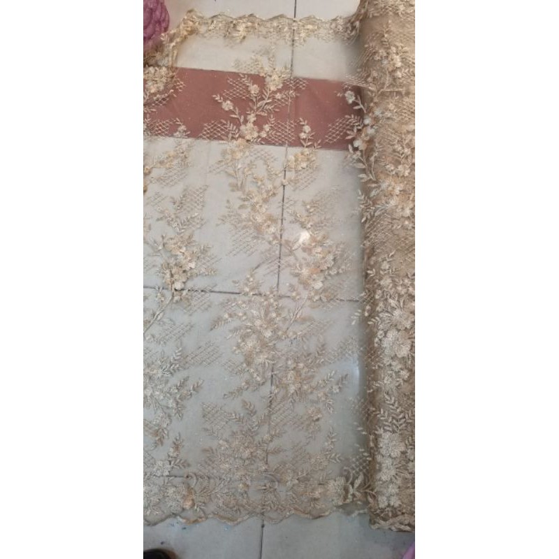 Kain Tulle Rambat bunga TERBARU