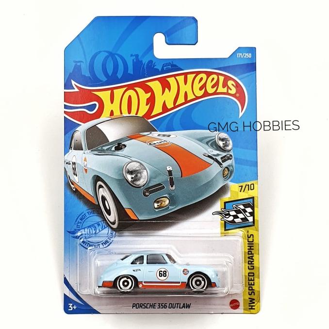 J 2021 PORSCHE 356 OUTLAW HW SPEED GRAPHICS HOTWHEELS HOT WHEELS